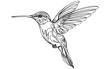 Minimalistic Bird Silhouettes in Flight: Artistic Black and White Design