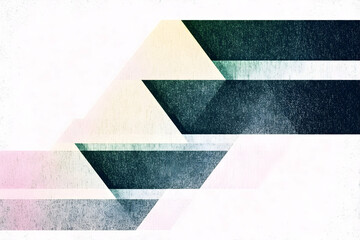 Abstract geometric design, pastel hues, textured background, suitable for website banner or presentation