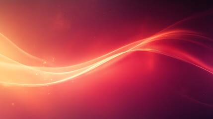 Fototapeta premium Abstract Red and Gold Wave Background Design