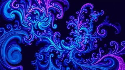 Cosmic Fractal Odyssey - Vibrant Abstract Wallpaper