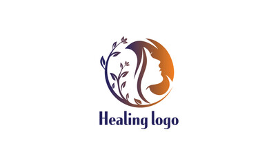Healing logo for medical and healing company