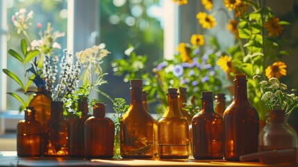 Herbal Remedies in Sunlight