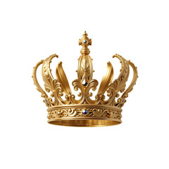 Royal Gold Crown Majestic Ornate Design Elegant Luxury King Queen Jewel 3d art rich regal power     