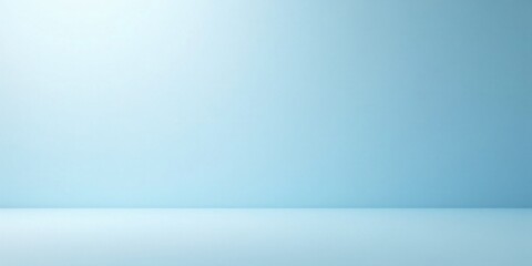 Fototapeta premium Serene Light Blue Studio Background Ideal for Product Photography or Minimalist Designs