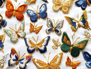 pattern with butterflies