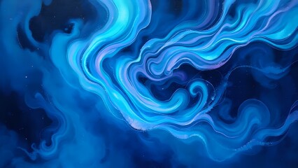 Obraz premium Ethereal Aurora Borealis Abstract Artwork