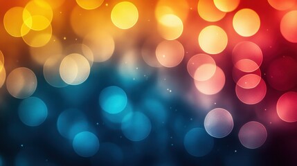 Obraz premium Festive bokeh lights, blurred background, colorful, celebratory, design
