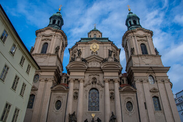 Fototapeta premium The St. Nicholas Church in the Czech capital Prague