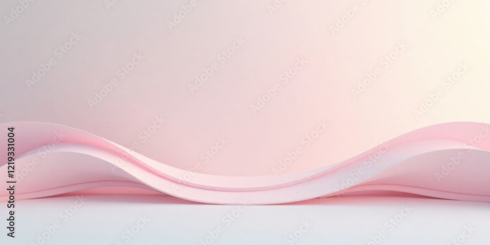 Aufkleber Abstract Pink Waveform Background Design for Minimalist Presentations and Branding