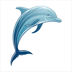 dolphin fish vector illustration