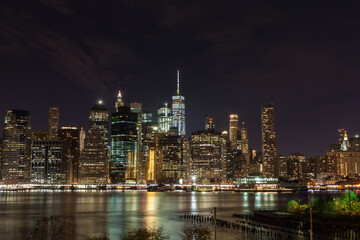 Fototapeta premium Lower Manhattan view from Brooklyn