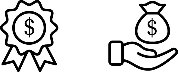 "Earning Icon for Income, Revenue, and Financial Growth"