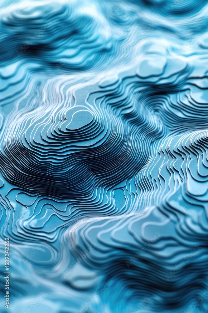 Poster a close-up view of a wave pattern on the surface of a body of water, suitable for use in nature-insp