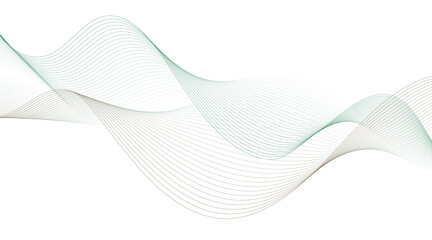 Modern colorful wavy lines pattern design element. Suitable for banner, cover, poster, Futuristic technology background. colorful line wave light screen abstract illustration.