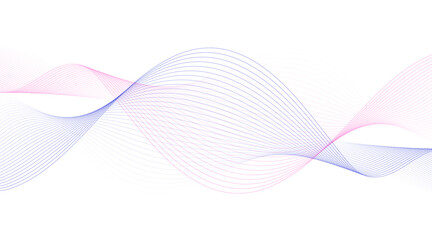 Modern colorful wavy lines pattern design element. Suitable for banner, cover, poster, Futuristic technology background. colorful line wave light screen abstract illustration.