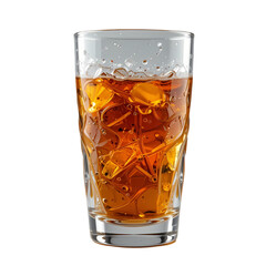 Refreshing Iced Tea Drink in Glass Sparkling Bubbles Cold Beverage cup cool food water brown sweet  