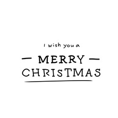 merry christmas letter art