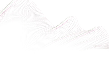 Fototapeta premium Modern colorful wavy lines pattern design element. Suitable for banner, cover, poster, Futuristic technology background. colorful line wave light screen abstract illustration.