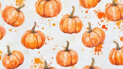 A simple still life of orange pumpkins arranged on a white background