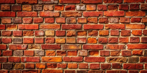 Obraz premium Rustic Red Brick Wall Texture Background - Perfect for Vintage Designs