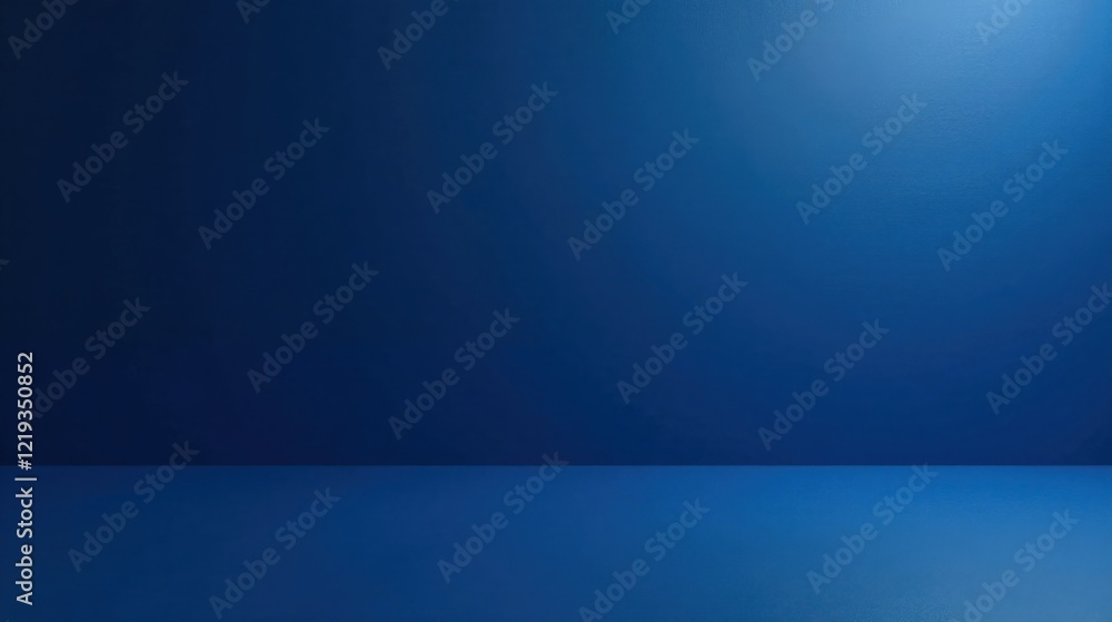 Aufkleber a deep blue studio background ideal for product displays and presentations featuring a smooth, seaml