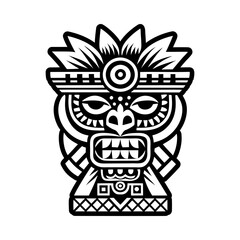 Ancestor totem glyph style icon