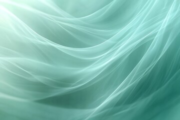 Obraz premium Soft Flowing Green Abstract Background