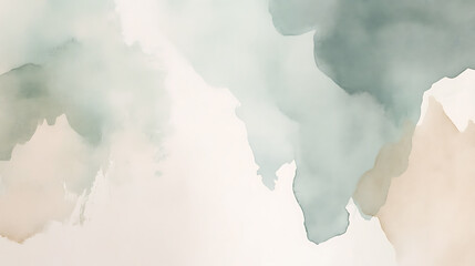 Obraz premium Soft watercolor abstract artwork studio digital art calm environment aesthetic viewpoint creative concept