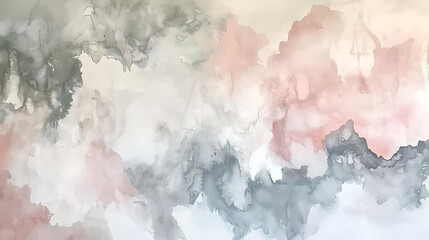 Abstract watercolor artwork digital art soft colors ethereal atmosphere artistic concept