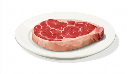 Delicious Thanksgiving Dinner Plate with Turkey and Meat in Centered Composition