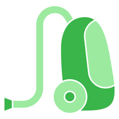 vector illustration of vacuum cleaner machine