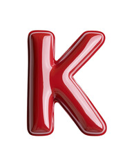 Fototapeta premium Letter K isolated