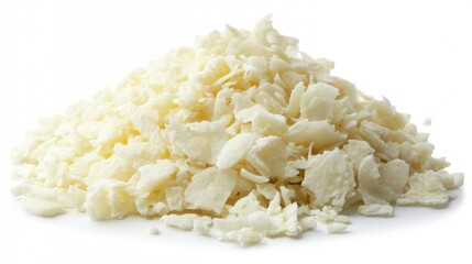 Pile of Dried Coconut Flakes