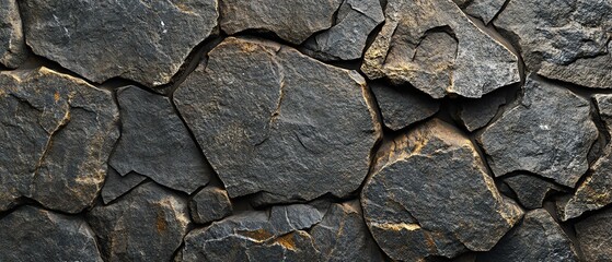 Fototapeta premium Textured stone wall background for design projects.
