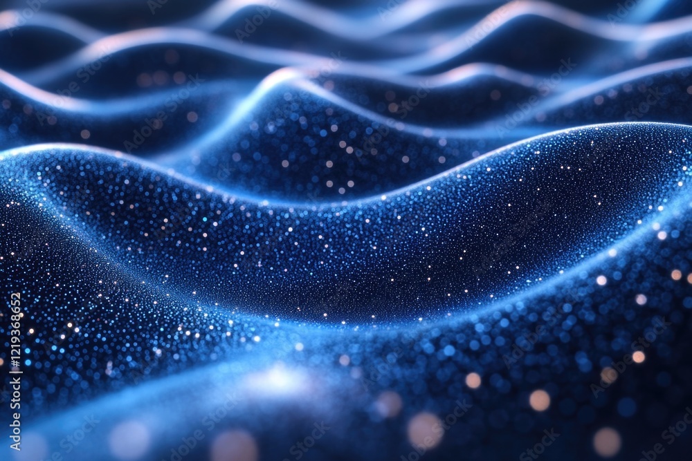 Poster a close-up view of a wave of water with foam and mist