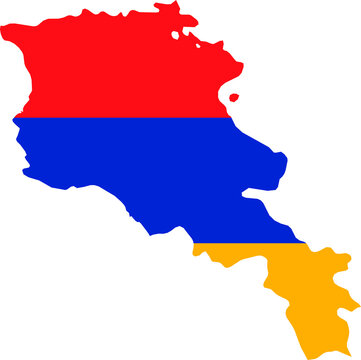 recommend clip art: Armenia fills with flag transparent map