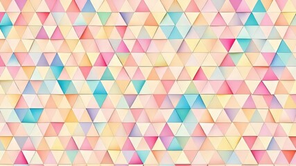 Colorful Watercolor Triangle Pattern Grid