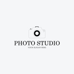  photography abstract camera lens simple logo 
