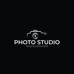 Camera photography logo icon vector template