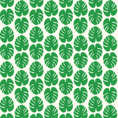 Palm Leaf Seamless Background
