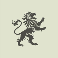 Royal Lion King Logo Template