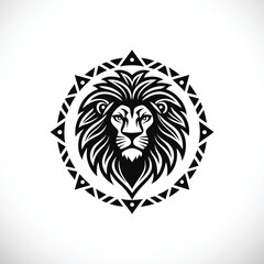 Lion Silhouette Logo Template