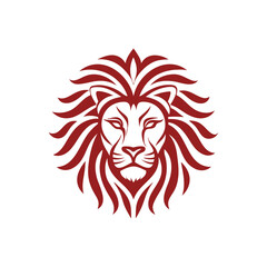 Lion Silhouette Logo Template