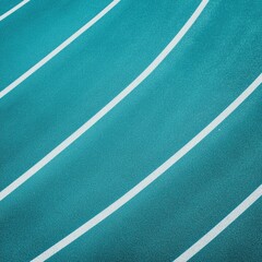 Fototapeta premium Close-up view of a tennis court with white lines and markings, ideal for sports-related contexts