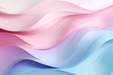 Fototapeta premium Abstract wave background with pearlescent glitter, blending pale raspberry, emerald, coral, rich blue, pastel pink, and sunset sea colors, creating a delicate, shimmering effect.