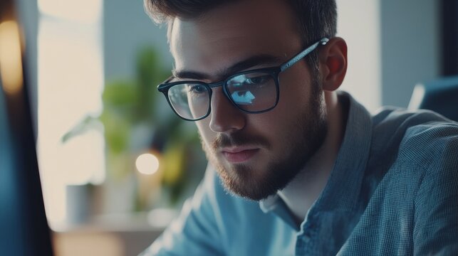 Young Professional programmer working at developing programming and website working in a software develop company office, writing codes and typing data code, Programming with HTML, PHP and javascript