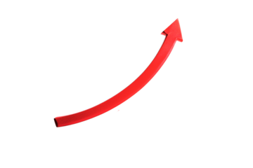 Economic Growth and Success Metrics with Red Arrow Diagrams
