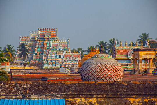 Sri Ranganatha Swamy Temple, Srirangam, Hinu Temple in Trichy, Tamil Nadu, India. Place of worship.