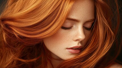 Obraz premium Naturalistic portrait of a young girl in natural sunlight. The concept of natural female beauty. Illustration for cover, card, postcard, interior design, poster, brochure, presentation, etc.