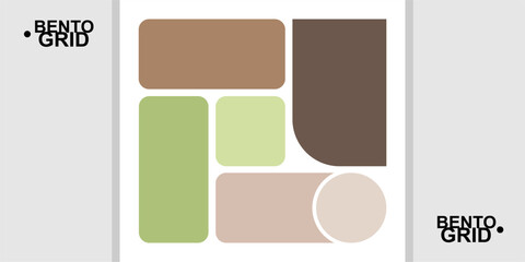 Modular shapes and bento grid